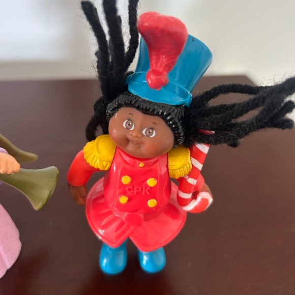 Vintage 3 McDonald’s Toys Cabbage Patch Kids Christmas Holiday Figures 1990s - Picture 4 of 6
